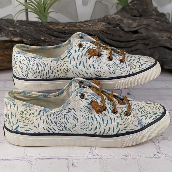 Sperry Top-Sider Seacoast Fish Circle Fashion Sneaker - Picture 3 of 12